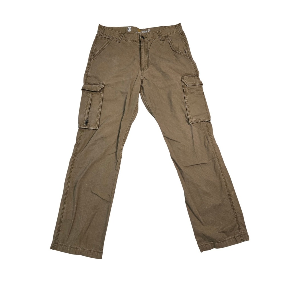 Carhartt Men's Ripstop Cargo Pants - Relaxed Fit -‎ 36x34 Brown 101148
